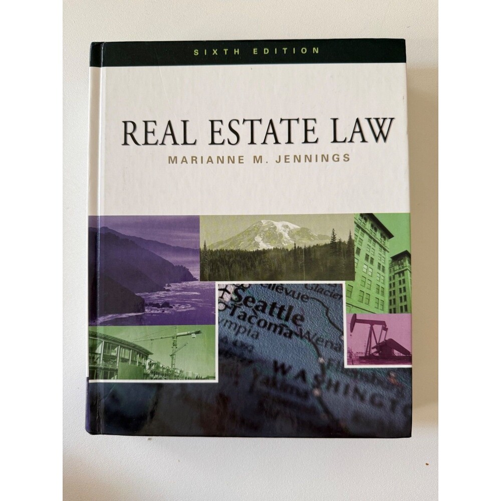 Real Estate Law Marianne Jennings Sixth Edition Hardcover 2002 Clean No Markings